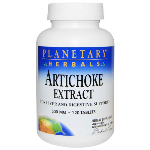 Planetary Herbals, Artichoke Extract, 500 mg, 120 Tablets فوائد