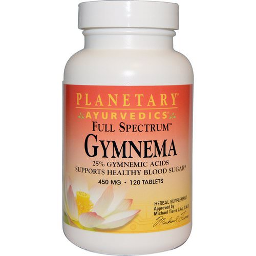 Planetary Herbals, Ayurvedics, Full Spectrum, Gymnema, 450 mg, 120 Tablets فوائد
