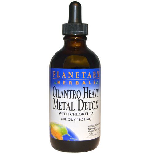 Planetary Herbals, Cilantro Heavy Metal Detox, 4 fl oz (118.28 ml) فوائد