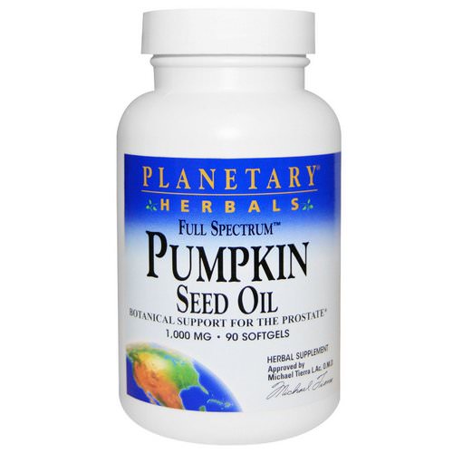 Planetary Herbals, Full Spectrum, Pumpkin Seed Oil, 1,000 mg, 90 Softgels فوائد