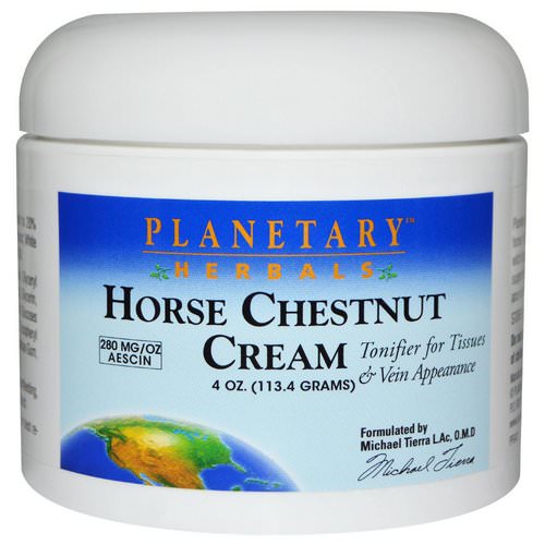 Planetary Herbals, Horse Chestnut Cream, 4 oz (113.4 g) فوائد