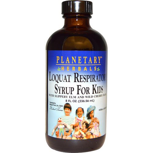 Planetary Herbals, Loquat Respiratory Syrup for Kids, 8 fl oz (236.56 ml) فوائد