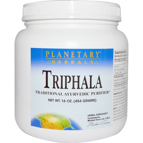 Planetary Herbals, Triphala, Powder, 16 oz (454 g) فوائد