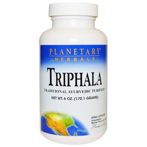 Planetary Herbals, Triphala, Powder, 6 oz (170.1 g) فوائد