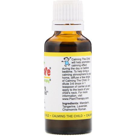 Plant Therapy, KidSafe, 100% Pure Essential Oils, Calming the Child, 1 fl oz (30 ml):الاسترخاء, الزي,ت العطرية