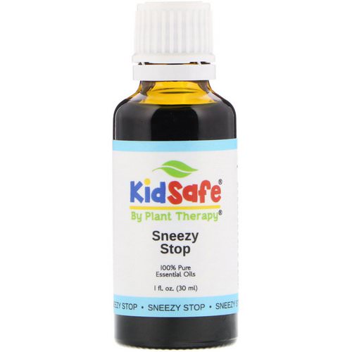 Plant Therapy, KidSafe, 100% Pure Essential Oils, Sneezy Stop, 1 fl oz (30 ml) فوائد