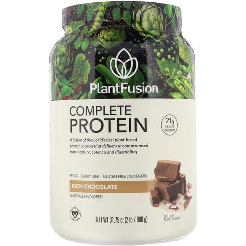 PlantFusion, Complete Protein, Rich Chocolate, 2 lb (900 g) فوائد
