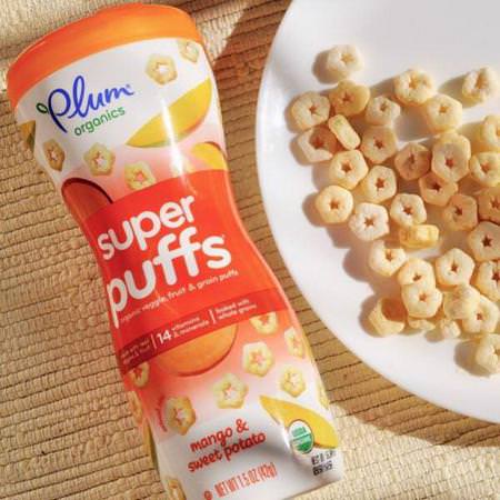 Plum Organics Snacks Bars Finger Food - وجبات خفيفة, البارات, ال,جبات الخفيفة, تغذية الأطفال