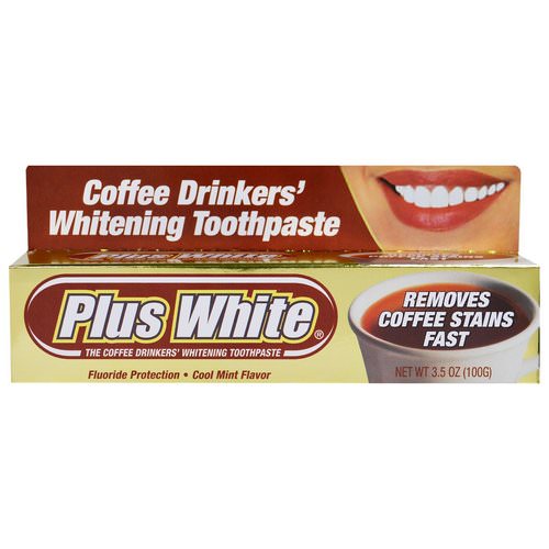 Plus White, The Coffee Drinkers' Whitening Toothpaste, Cool Mint Flavor, 3.5 oz (100 g) فوائد