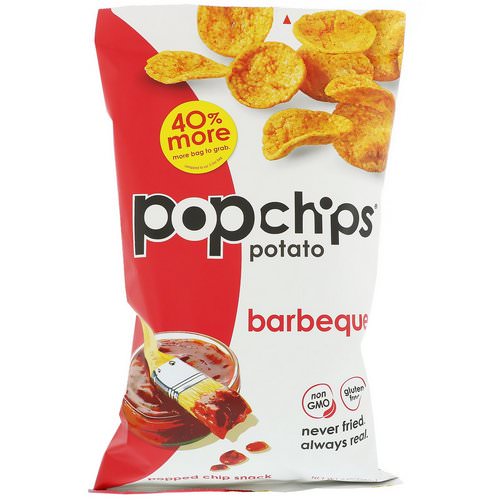 Popchips, Potato Chips, Barbeque, 5 oz (142 g) فوائد