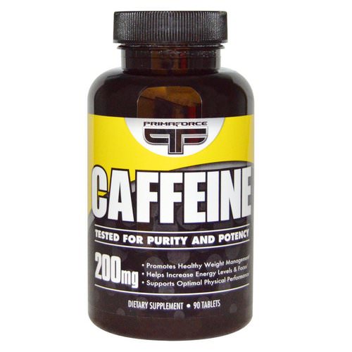 Primaforce, Caffeine, 200 mg, 90 Tablets فوائد