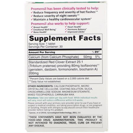 Promensil, Menopause, Double Strength, 30 Tablets:صحة المرأة, المكملات الغذائية