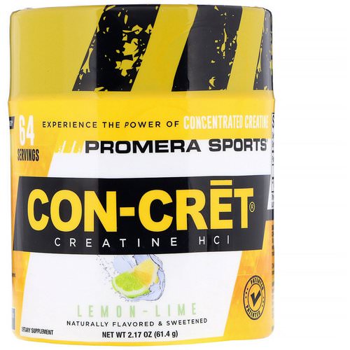 Promera Sports, Con-Cret Creatine HCl, Lemon-Lime, 2.17 oz (61.4 g) فوائد