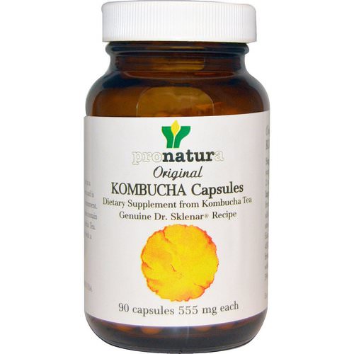 Pronatura, Kombucha Capsules, 555 mg, 90 Capsules فوائد