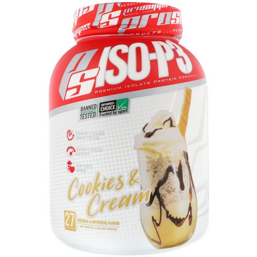 ProSupps, PS ISO-P3, Cookies & Cream, 2 lb (907 g) فوائد