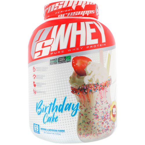 ProSupps, PS Whey, Birthday Cake, 5 lbs (2268 g) فوائد