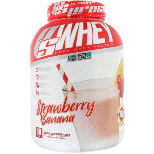 ProSupps, PS Whey, Strawberry Banana, 5 lb (2268 g) فوائد