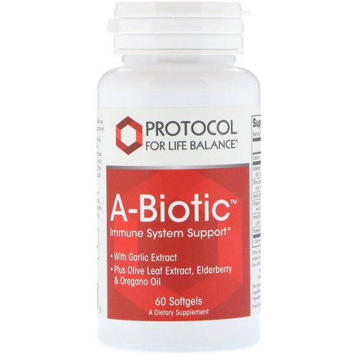 Protocol for Life Balance, A-Biotic, Immune System Support, 60 Softgels فوائد
