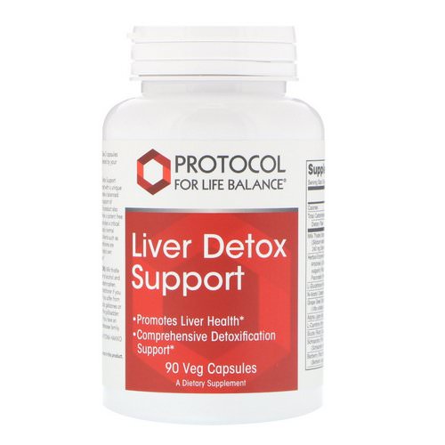 Protocol for Life Balance, Liver Detox Support, 90 Veg Capsules فوائد