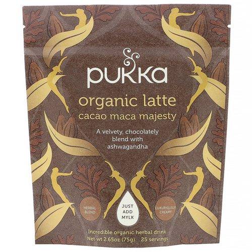 Pukka Herbs, Cacao Maca Majesty Organic Latte, 2.65 oz (75 g) فوائد