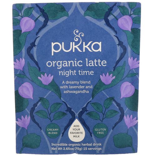 Pukka Herbs, Night Time Organic Latte, Caffeine Free, 2.65 oz (75 g) فوائد