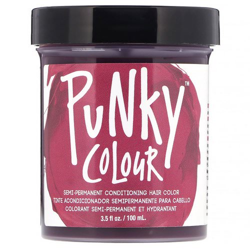 Punky Colour, Semi-Permanent Conditioning Hair Color, Red Wine, 3.5 fl oz (100 ml) فوائد