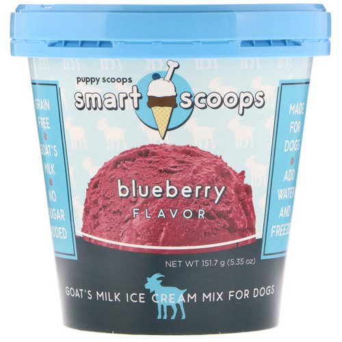 Puppy Cake, Goat's Milk Ice Cream Mix For Dogs, Blueberry Flavor, 5.35 oz (151.7 g) فوائد