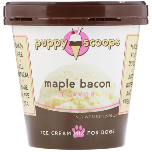 Puppy Cake, Ice Cream Mix For Dogs, Maple Bacon Flavor, 5.25 oz (148.8 g) فوائد