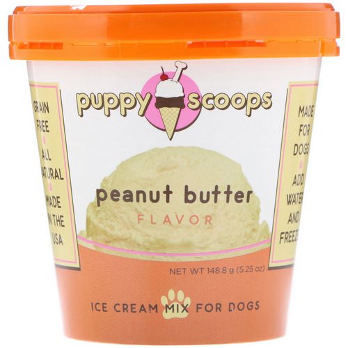 Puppy Cake, Ice Cream Mix For Dogs, Peanut Butter Flavor, 5.25 oz (148.8 g) فوائد