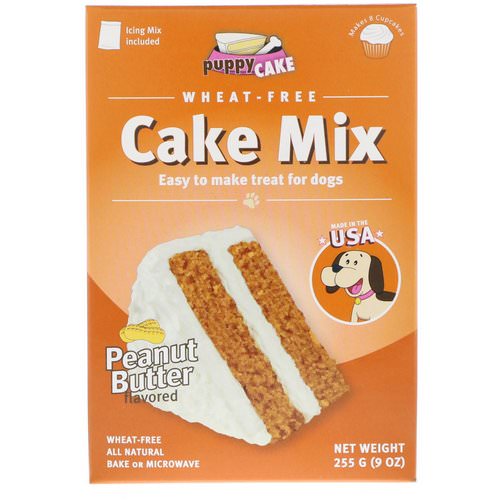 Puppy Cake, Wheat-Free Cake Mix, For Dogs, Peanut Butter Flavored, 9 oz (255 g) فوائد
