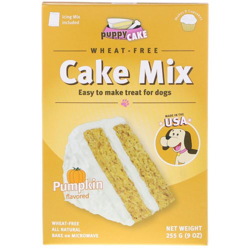 Puppy Cake, Wheat-Free Cake Mix, For Dogs, Pumpkin Flavored, 9 oz (255 g) فوائد