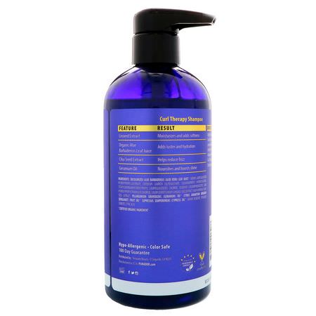 Pura D'or, Curl Therapy Shampoo, 16 fl oz (473 ml):شامب, العناية بالشعر