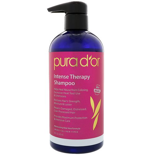 Pura D'or, Intense Therapy Shampoo, 16 fl oz (473 ml) فوائد