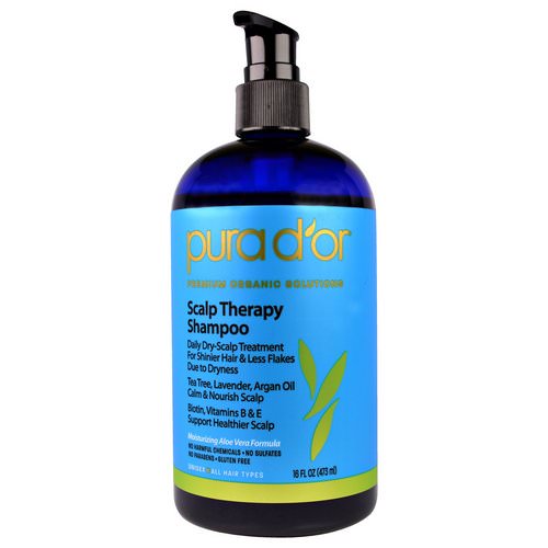 Pura D'or, Scalp Therapy Shampoo, 16 fl oz (473 ml) فوائد