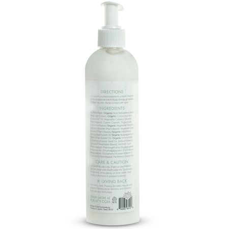 Puracy, Organic Hand & Body Lotion, Fragrance-Free, 12 fl oz (355 ml):مرطب جسم, حمام