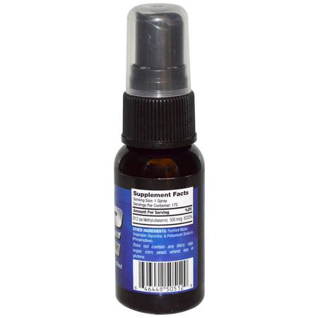 Pure Advantage, B-12 Spray, 500 mcg, 1 fl oz:B12, فيتامين B