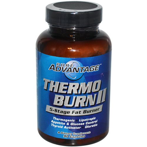 Pure Advantage, Thermo Burn II, 5-Stage Fat Burner, 90 Capsules فوائد