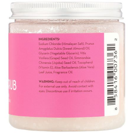 Pure Body Naturals, Himalayan Pink Salt Scrub, 12 oz (340 g):الب,لندية, الدعك للجسم