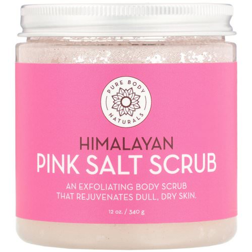 Pure Body Naturals, Himalayan Pink Salt Scrub, 12 oz (340 g) فوائد