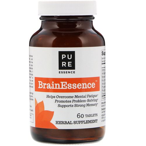 Pure Essence, BrainEssence, 60 Tablets فوائد