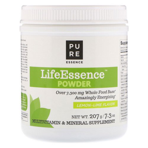 Pure Essence, LifeEssence Powder, Lemon-Lime Flavor, 7.3 oz (207 g) فوائد