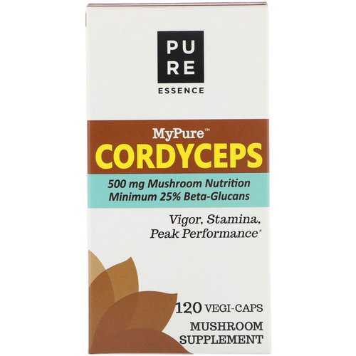 Pure Essence, MyPure, Cordyceps, 120 Vegi-Caps فوائد