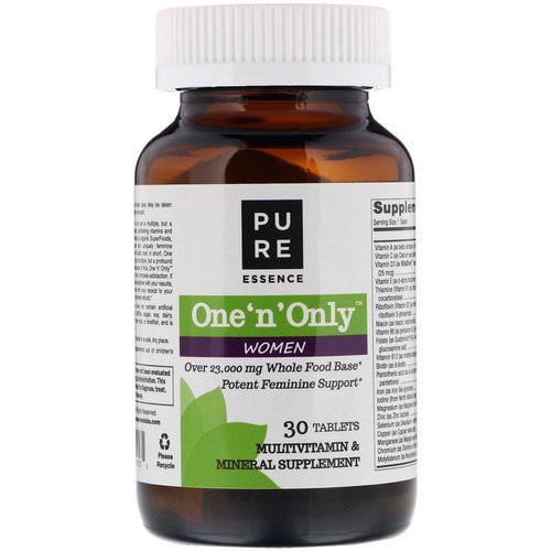 Pure Essence, One 'n' Only Women, Multivitamin & Mineral, 30 Tablets فوائد