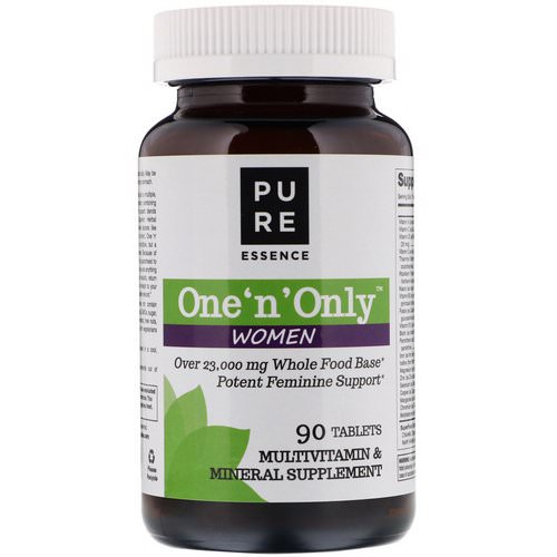 Pure Essence, One 'n' Only Women, Multivitamin & Mineral, 90 Tablets فوائد