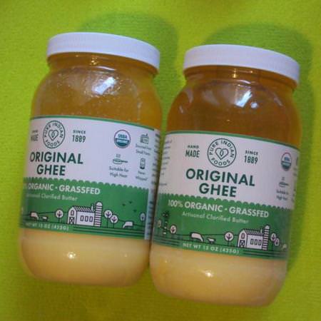 Pure Indian Foods Organic Grass Fed Original Ghee Oz G