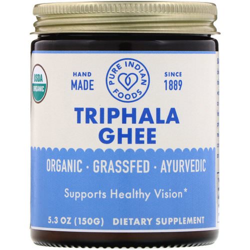 Pure Indian Foods, Organic Triphala Ghee, 5.3 oz (150 g) فوائد