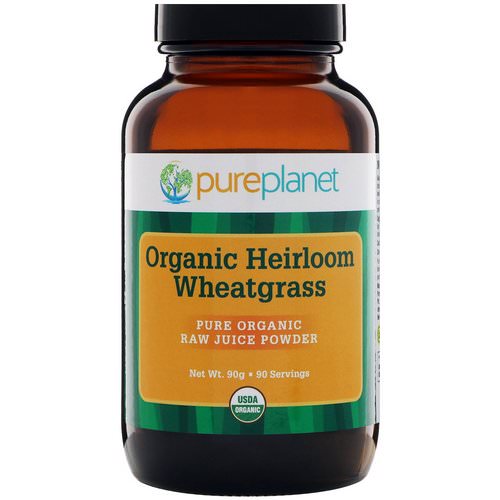 Pure Planet, Organic Heirloom Wheatgrass, 90 g فوائد