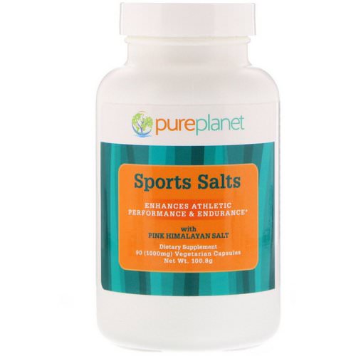 Pure Planet, Sports Salts, 1000 mg, 90 Vegetarian Capsules فوائد