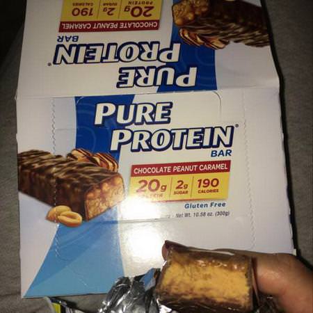 Pure Protein, Chocolate Peanut Caramel Bars, 6 Bars, 1.76 oz (50 g) Each