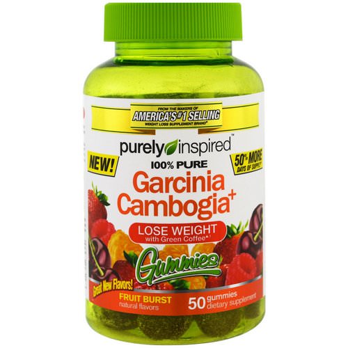Purely Inspired, Garcinia Cambogia Gummies, Fruit Burst, 50 Gummies فوائد